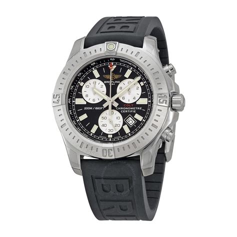 breitling colt waterproof bracelet|breitling rubber straps.